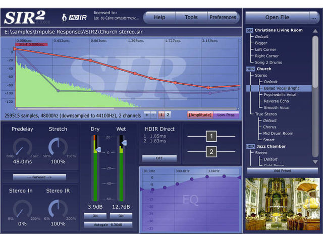 SIR2's interface is slicker than that of its predecessor.